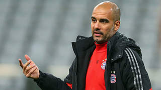Will mit Bayern die Führung ausbauen: Trainer Pep Guardiola © 2014 Getty Images