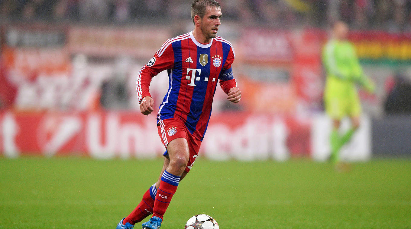 Führt die Bayern zum Sieg: Kapitän Philipp Lahm © 2014 Getty Images