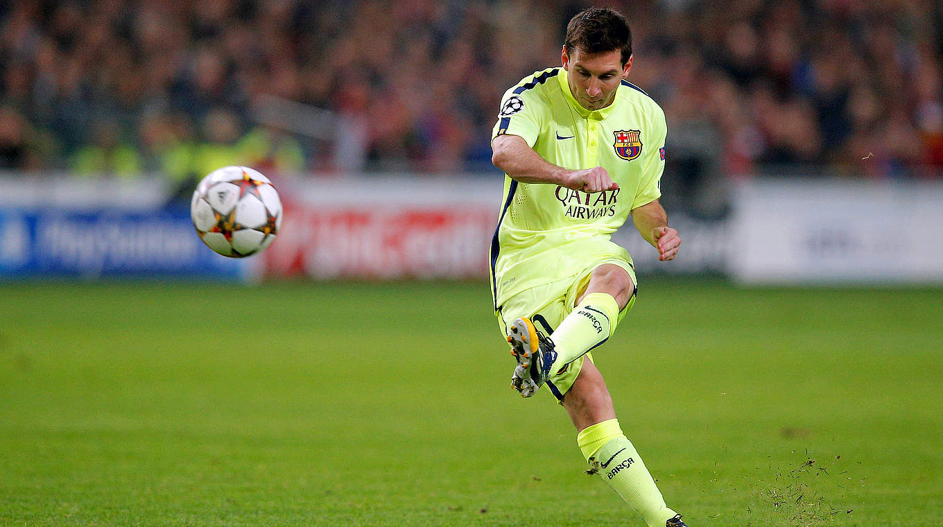 Schießt Barcelona zum Sieg: Lionel Messi © 2014 Getty Images