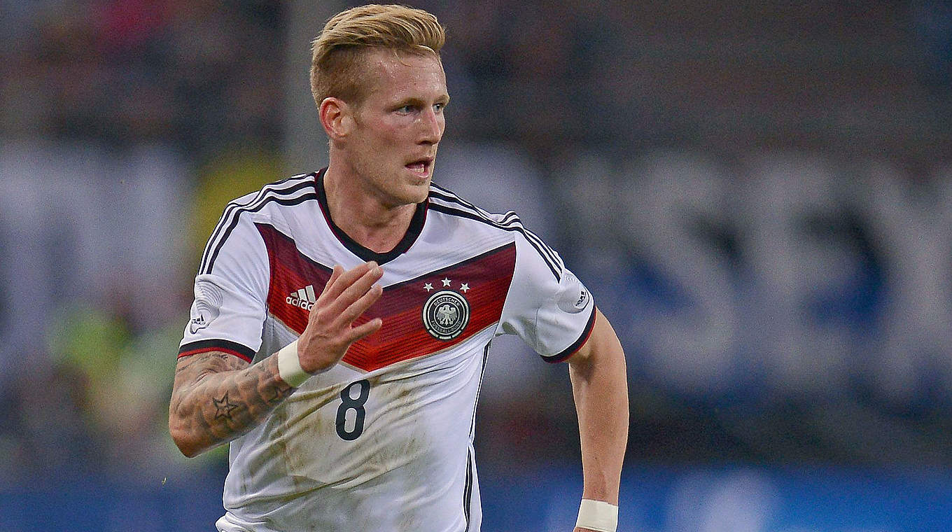 André Hahn made his Germany debut in the 0-0 draw against Poland  © 2014 Getty Images