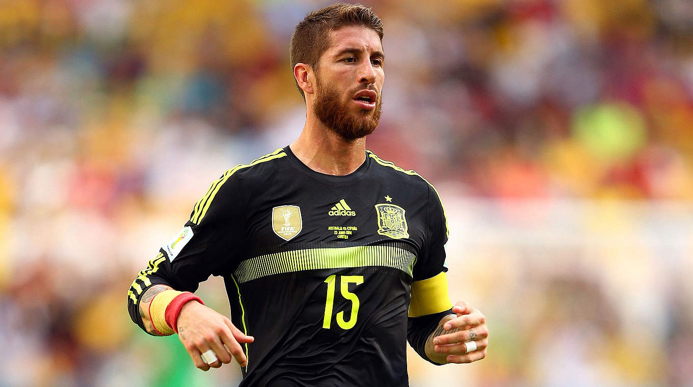 Kapitän der Selección: Sergio Ramos von Real Madrid © 2014 Getty Images