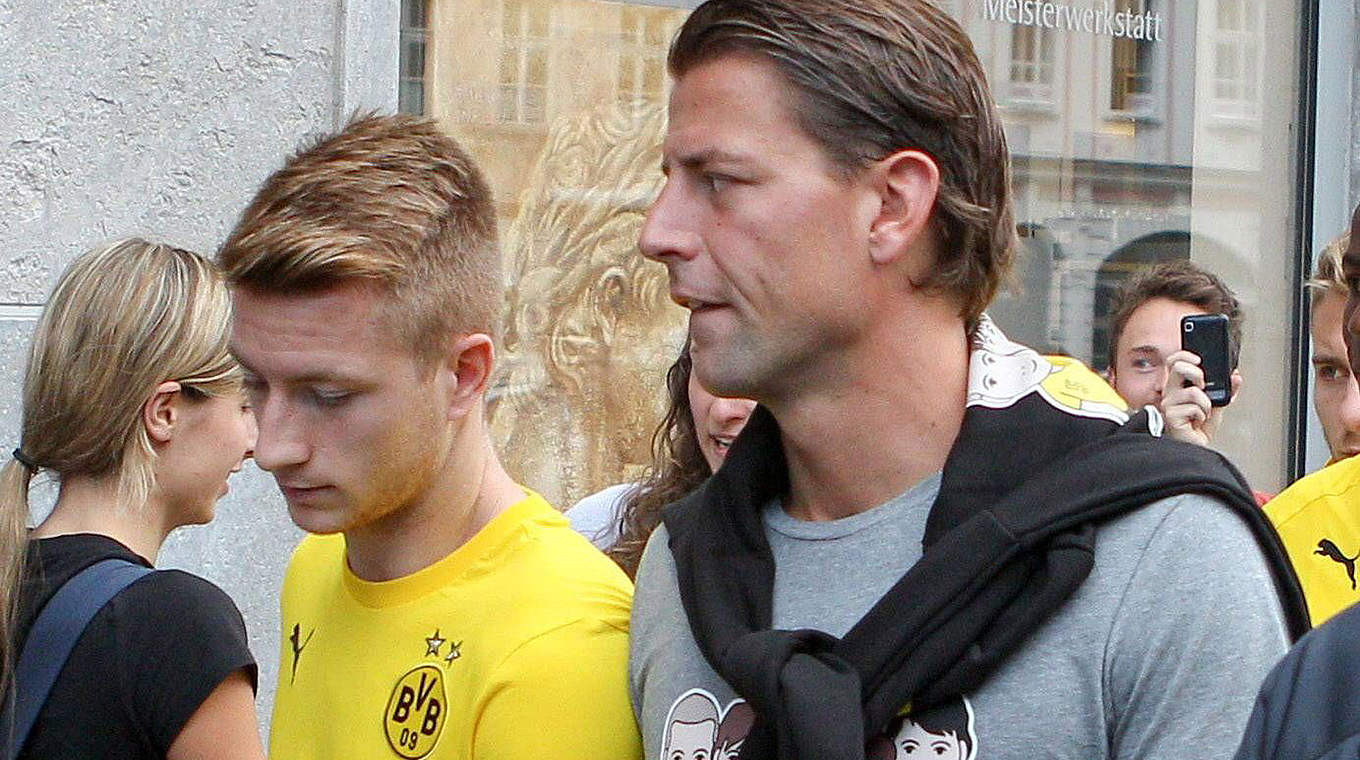 Fraglich gegen Gladbach: Die BVB-Nationalspieler Reus (l.) und Weidenfeller © imago/Eibner