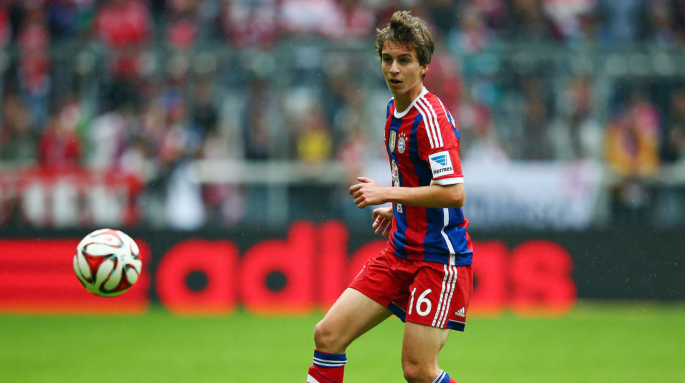Steht vor seinem U 19-Debüt: Gianluca Gaudino aus dem Bayern-Profikader © 2014 Getty Images