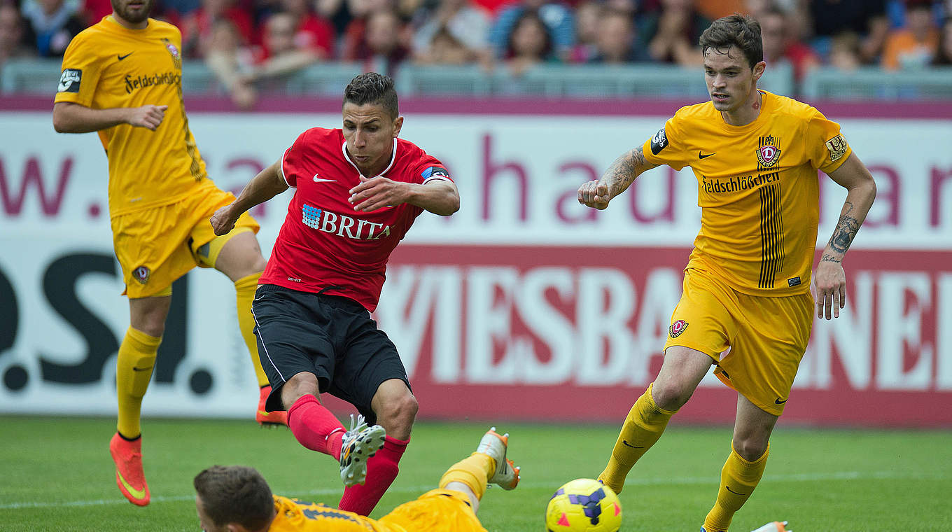 Wiesbaden now lead the third-division © 2014 Getty Images