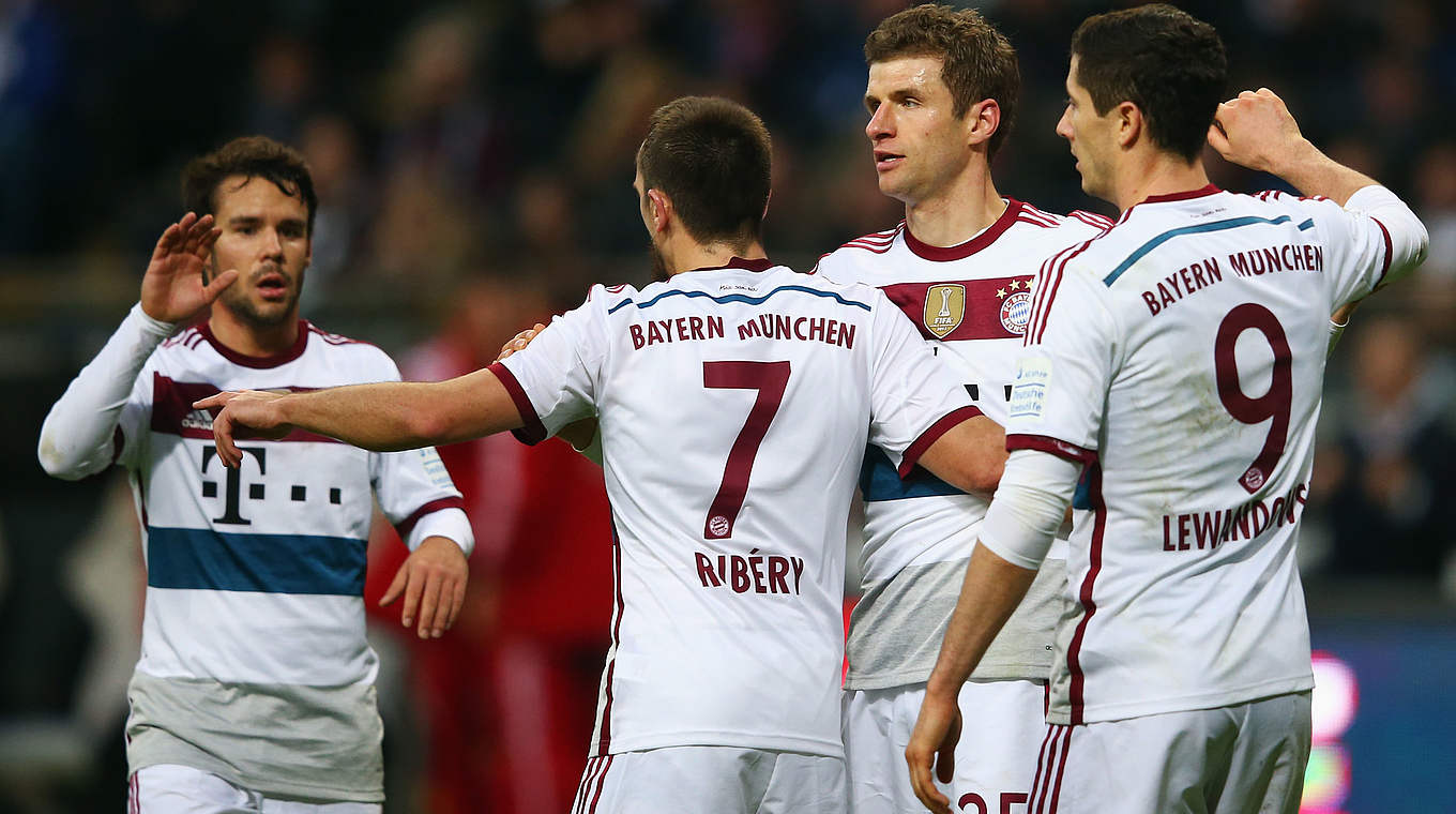 Weiterhin ungeschlagen: der FC Bayern München © 2014 Getty Images
