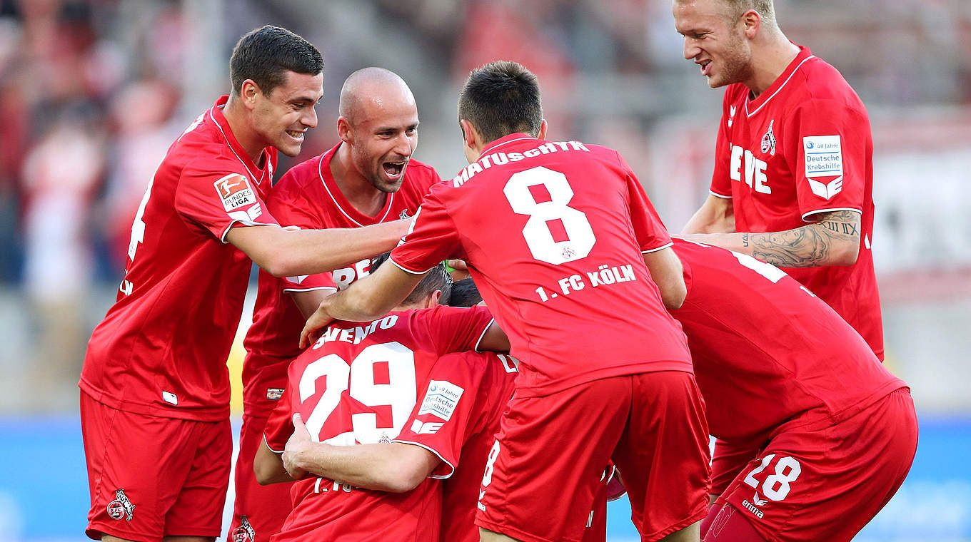 Bereits 15 Punkte mit dem FC geholt: Hector (l.) mit den Kölnern © 2014 Getty Images