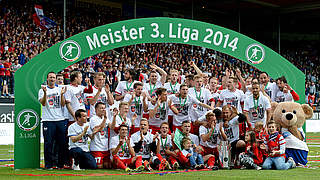 Meister der Rekordsaison 2013/2014: der 1. FC Heidenheim © 2014 Getty Images