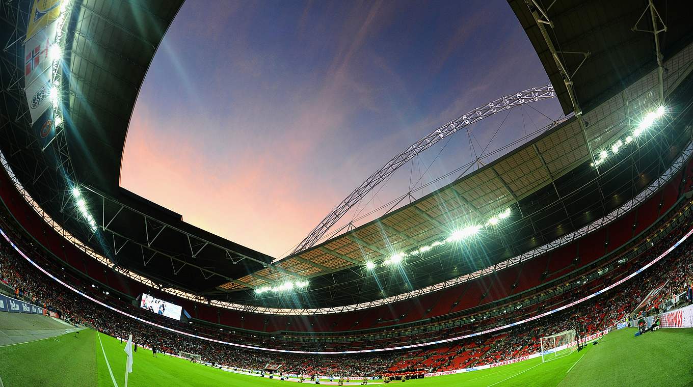 Legendär: Im ausverkauften Wembley-Stadion findet der WM-Test zwischen der DFB-Auswahl und England statt. © Getty Images