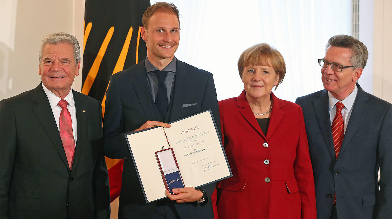 Ausgezeichnet: Benedikt Höwedes © 2014 Getty Images