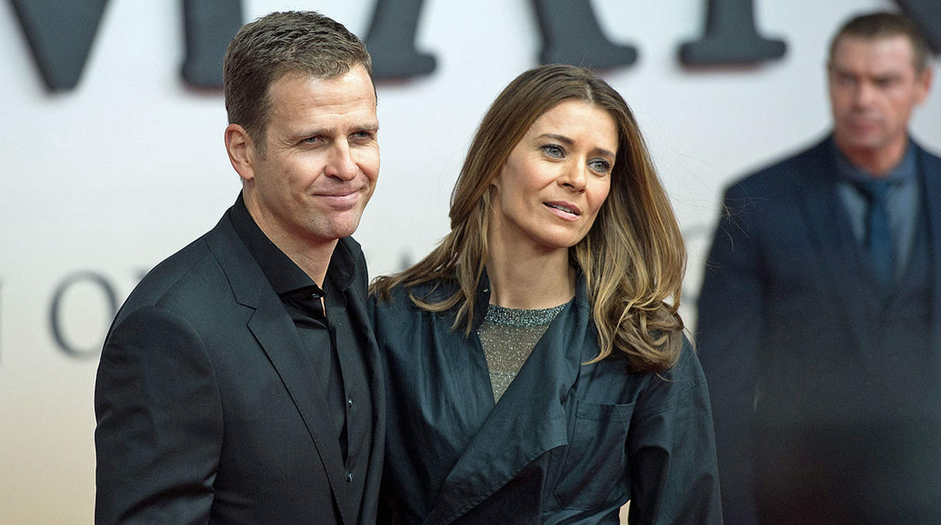 Bierhoff attended the première with his wife © GES/Markus Gilliar