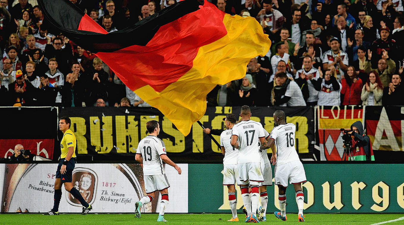 Der zweite Sieg in der EM-Qualifikation soll her: das DFB-Team © 2014 Getty Images