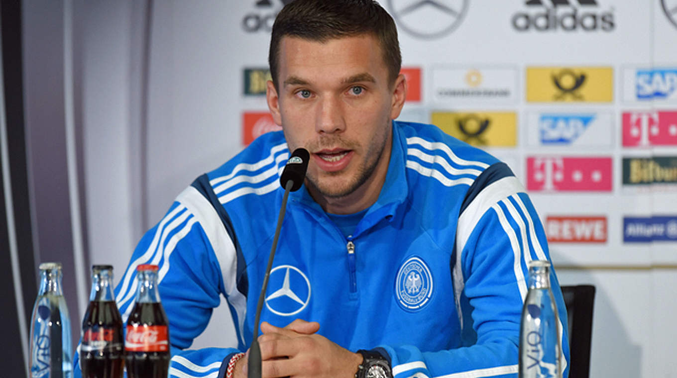 Podolski: "Two victories would be a perfect end to a fantastic year" © GES/Markus Gilliar