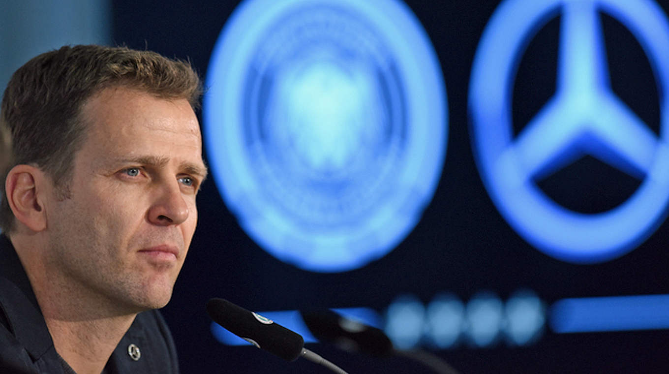 Bierhoff: "It was a great day and the President’s speech was perfect" © GES/Markus Gilliar
