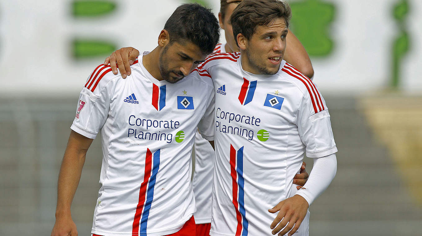 Hoffnungsvoller HSV-Nachwuchs: Arslan (l.) und Demirbay © 2014 Getty Images