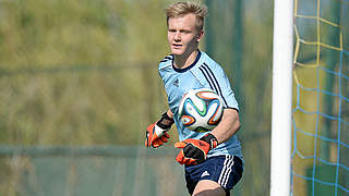 Fokussiert: Dortmunds Torwart Dominik Reimann beim Training in Antalya/Türkei © 2014 Getty Images