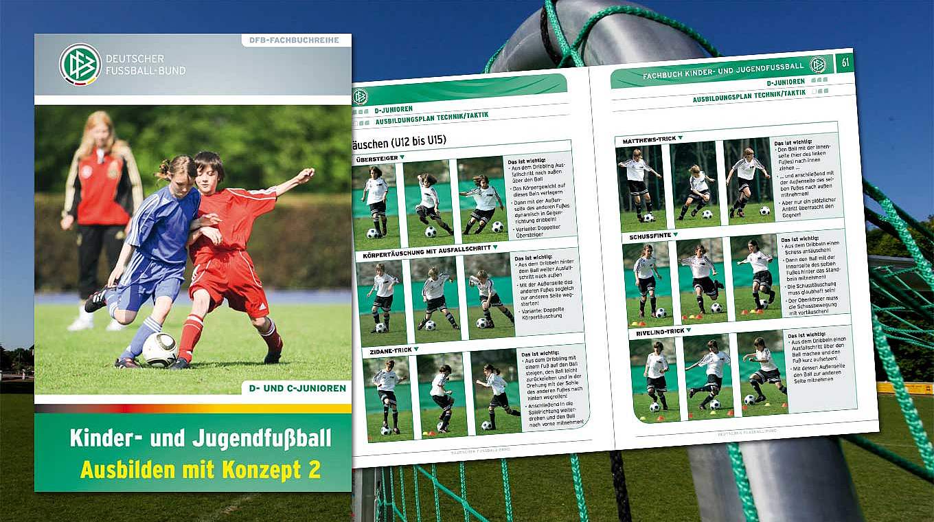 Für D- und C-Jugendtrainer: Das Fachbuch "Kinder- und Jugendfußball: Ausbilden mit Konzept 2" © philippka