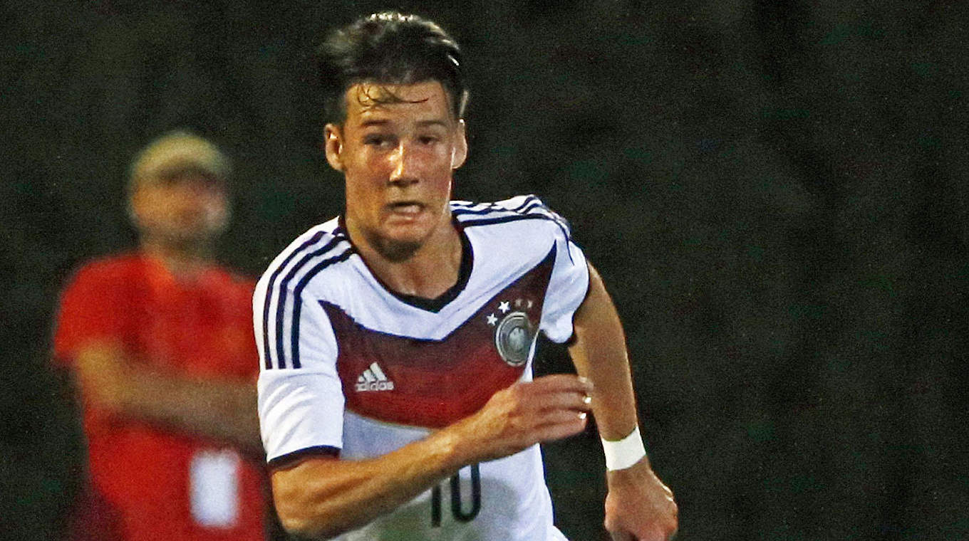 Mit den Bayern nur Remis: U 17-Nationalspieler Fabian Benko © 2014 Getty Images