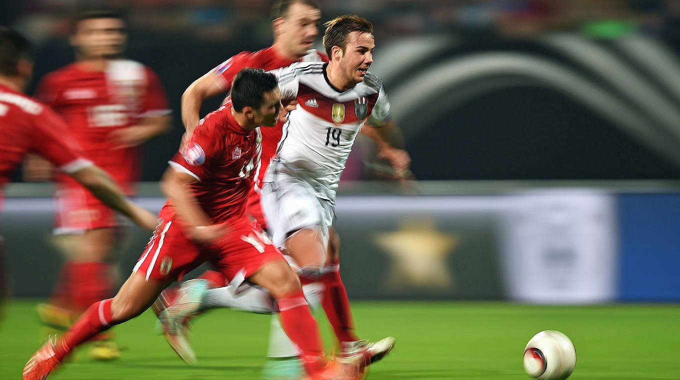 Götze netted against Gibraltar last week © 2014 Getty Images