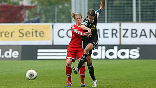 Wiedersehen im Viertelfinale: Bayerns Baunach (l.) gegen Frankfurts Garefrekes © Alfred Harder
