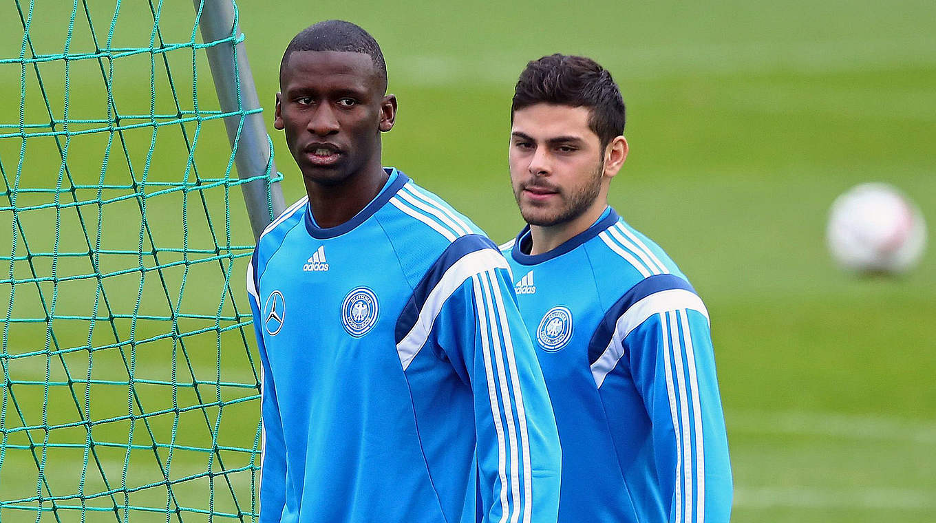 Rüdiger and Volland are both in contention to start against Spain © 2014 Getty Images