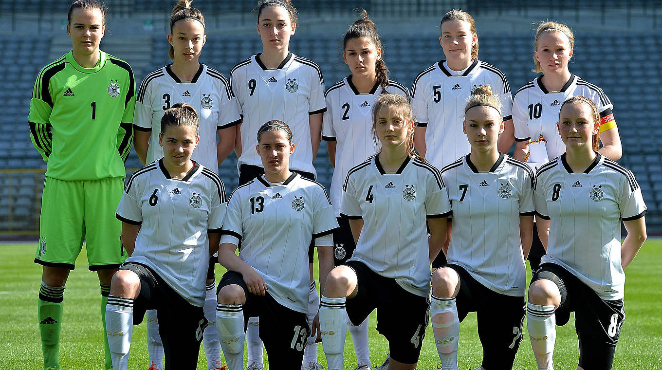 Heimspiele in der Eliterunde: die deutschen U 19-Frauen © 2014 Getty Images