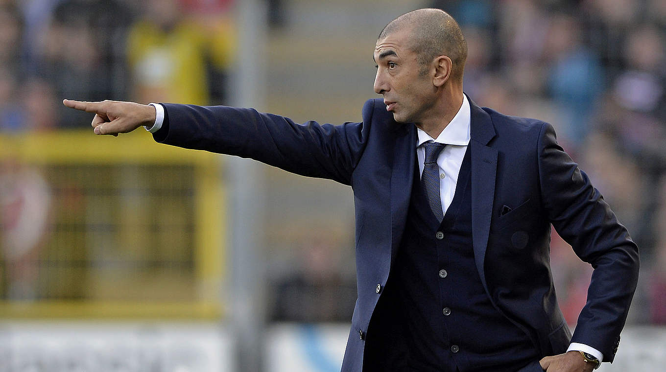 Di Matteo: is looking forward to the match © 2014 Getty Images