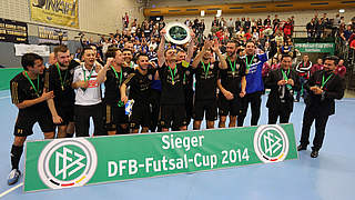 Sieger beim DFB-Futsal-Cup 2014: NAFI Stuttgart © 2014 Getty Images