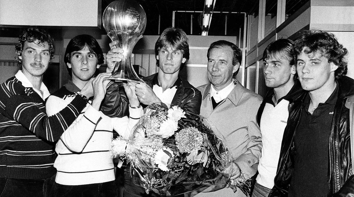 Dietrich Weise (3.v.r.) über den WM-Titel 1981: "Das war gewachsen und kein Zufall" © imago sportfotodienst