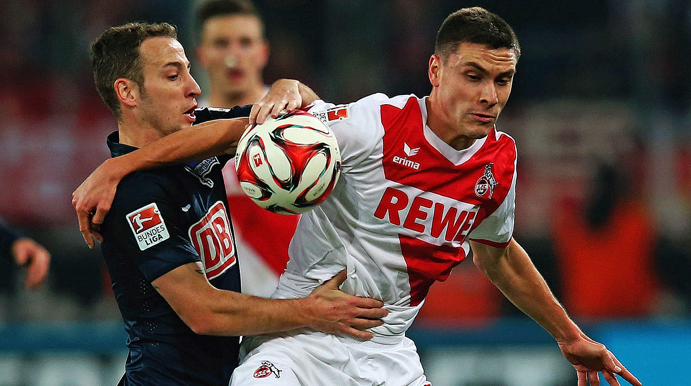 Niederlage im Abendspiel: Köln und Nationalspieler Jonas Hector (r.) © 2014 Getty Images