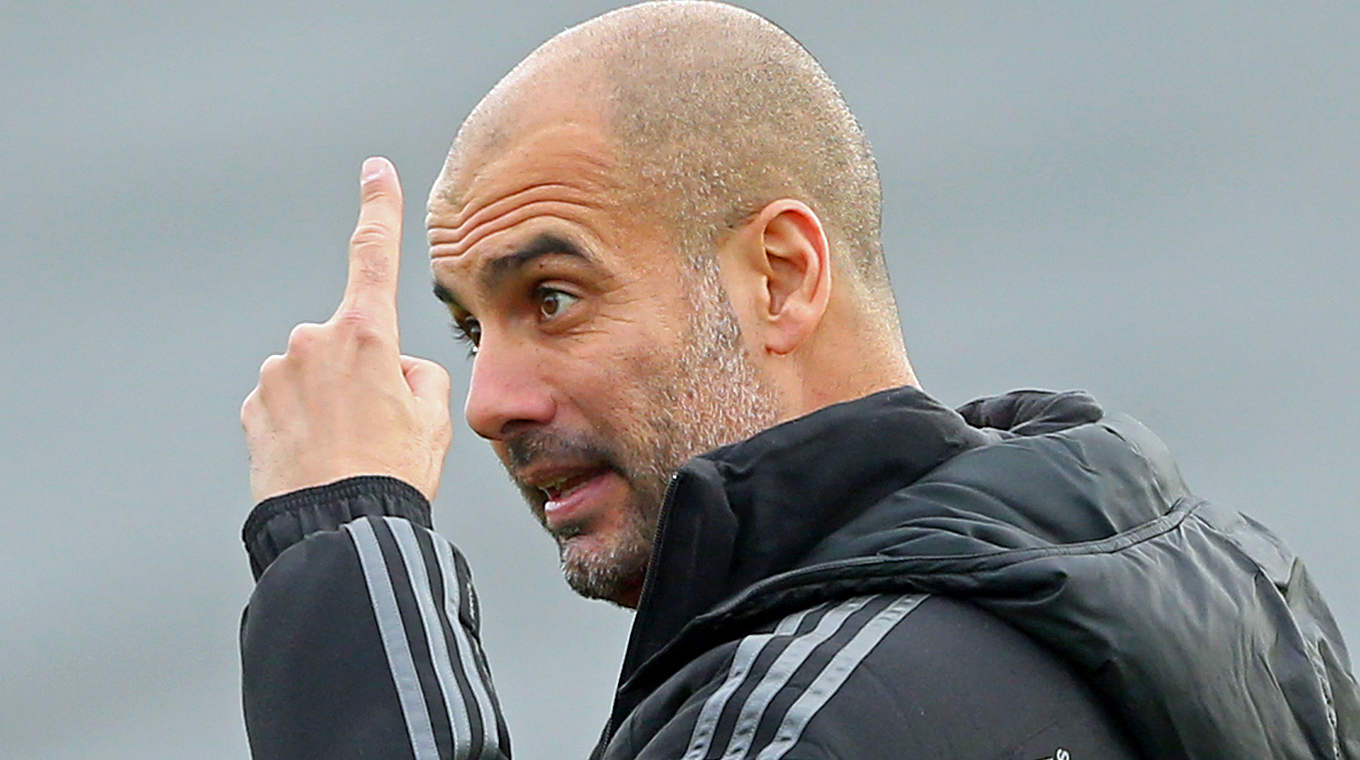 Pep Guardiola: "Every game is a big opportunity for us to develop even more." © 2014 Getty Images