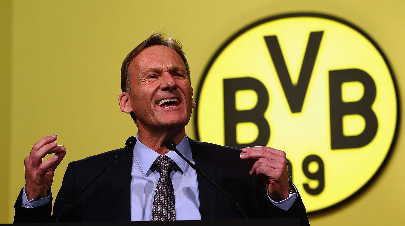 Mit deutlichem Appell an die Mannschaft: BVB-Geschäftsführer Watzke © 2014 Getty Images