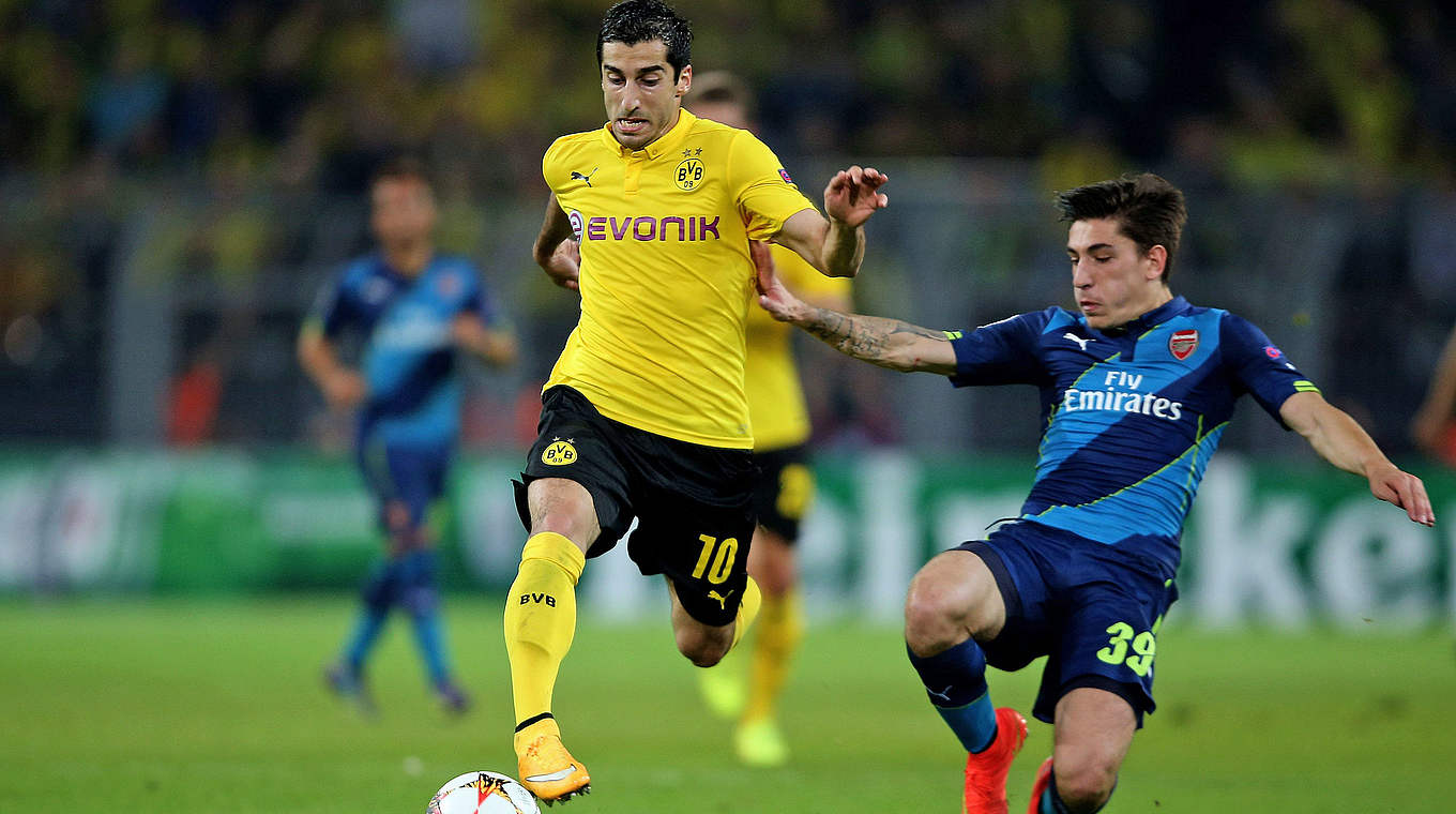 Dortmund won the first game 2-0 © 2014 Getty Images