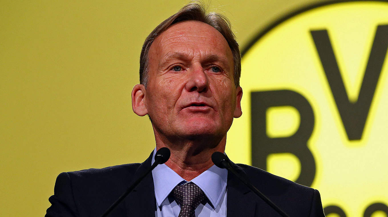 BVB-Geschäftsführer Watzke: "Jetzt ist die Mannschaft gefordert" © 2014 Getty Images