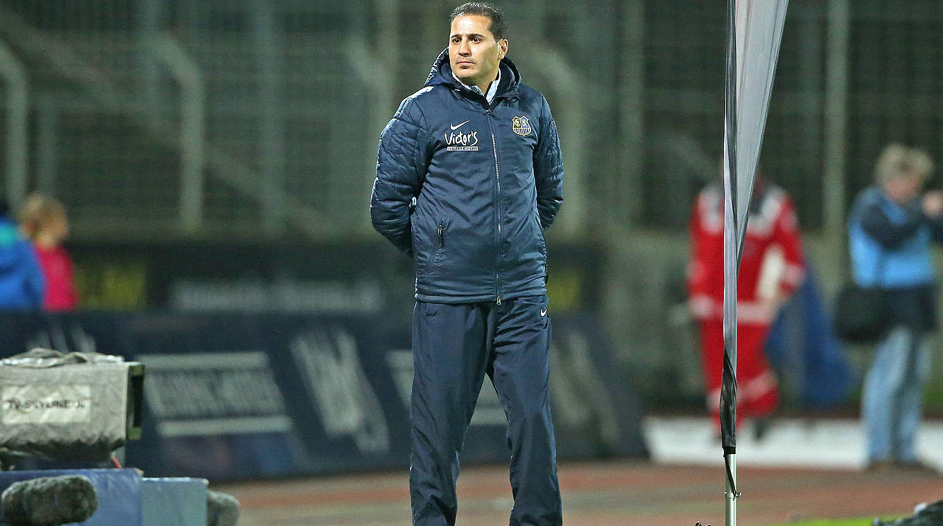 Derbysieger: FCS-Trainer Fuat Kilic © 2014 Getty Images