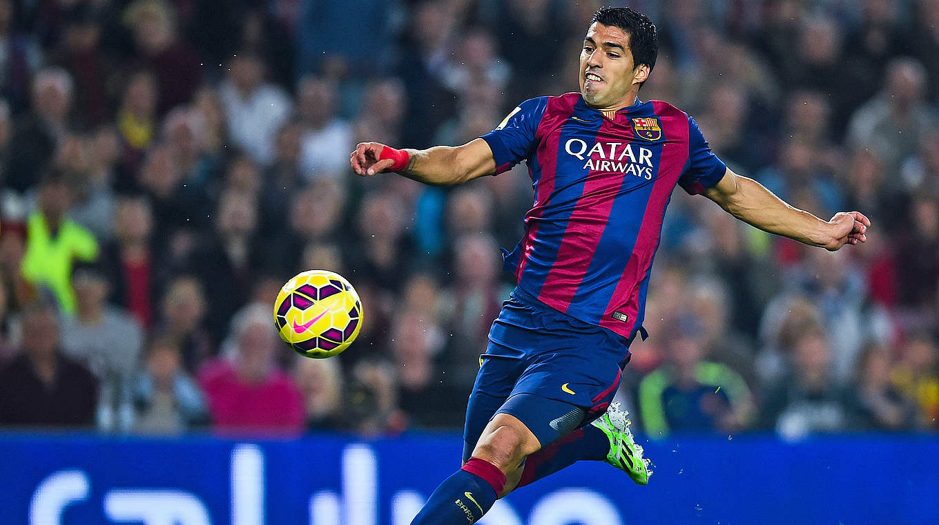 Bringt Barcelona in Führung: Luis Suarez © 2014 Getty Images