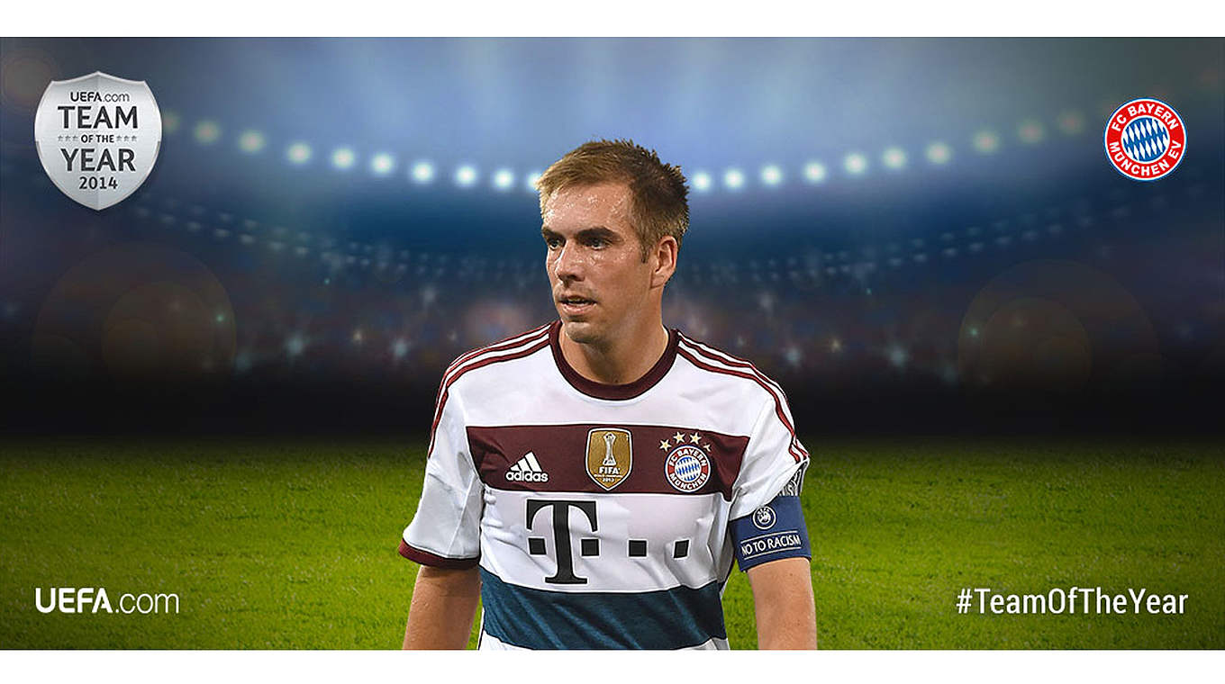 Kapitän der Weltmeister: Philipp Lahm vom FC Bayern © UEFA