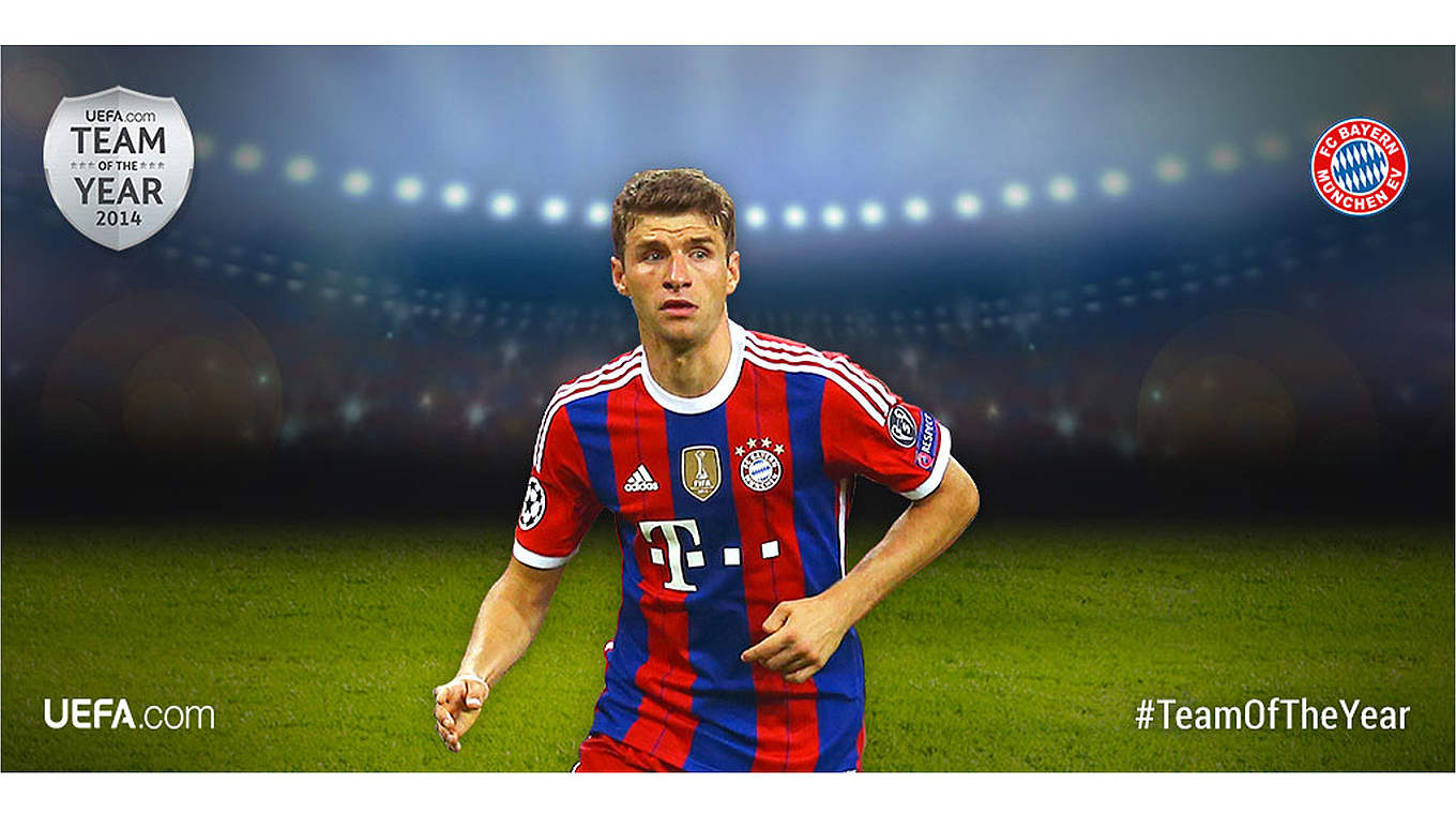 Fünf WM-Tore 2014: Thomas Müller vom FC Bayern © UEFA