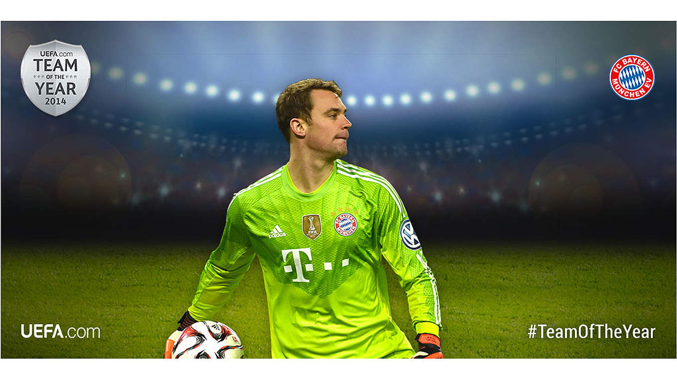 Welttorhüter vom FC Bayern: Manuel Neuer © UEFA