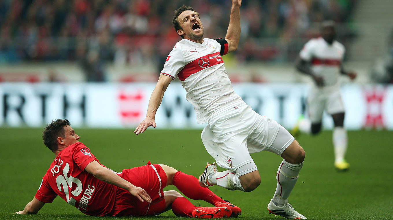 Duell im Abstiegskampf: der SC Freiburg empfängt den VfB Stuttgart © 2014 Getty Images