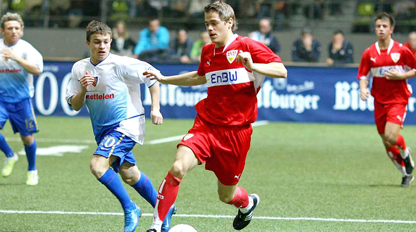 2008 mit dem VfB Stuttgart in Sindelfingen dabei: Boris Vukcevic (2.v.r.) © Daimler AG