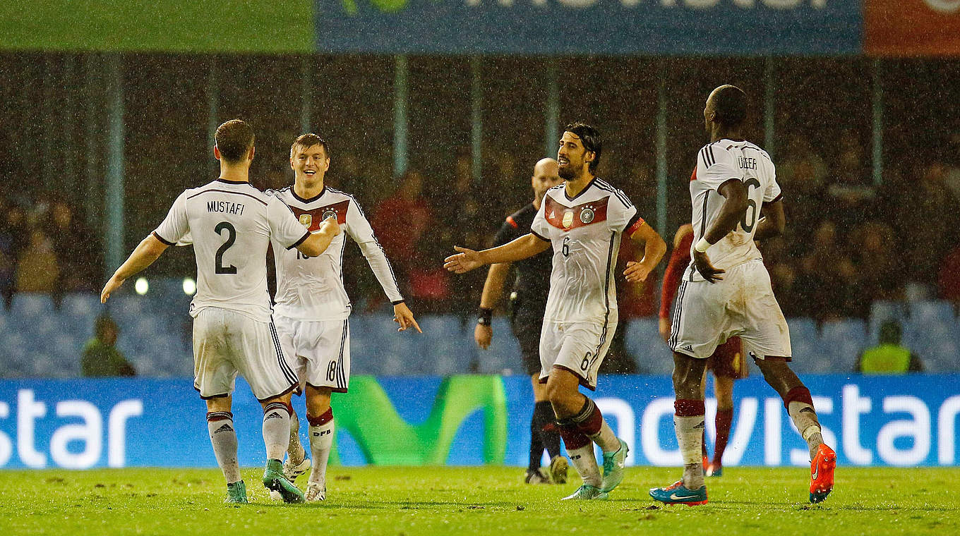 Kroos' winning strike against Spain was Germany's final goal of 2014 © imago/Cordon Press/Miguelez Sports
