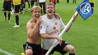Holtby (left) and Schürrle with Mainz in 2011: 