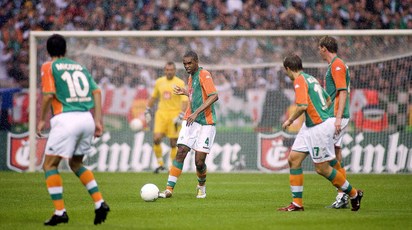 Vor Partie Nummer 250: Naldo, hier mit Bremen beim Bundesligadebüt 2005 © imago