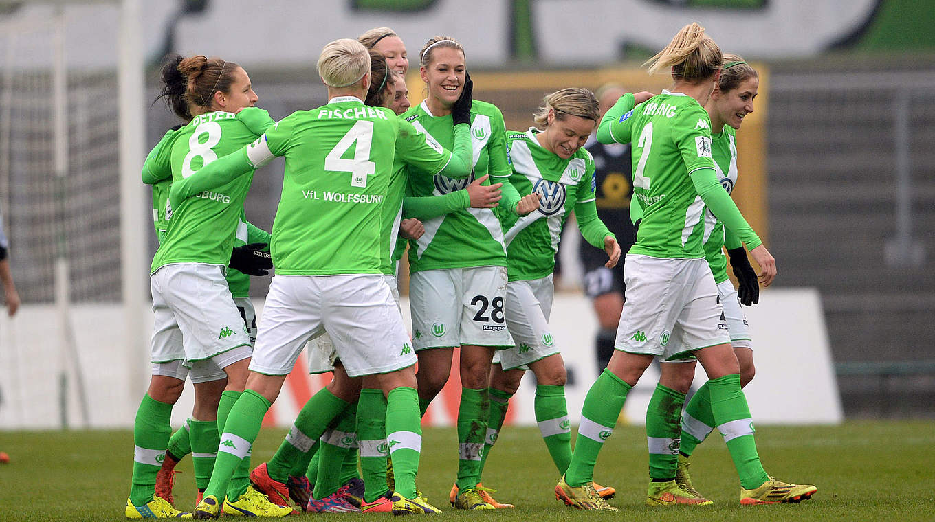 Müller and Goeßling scored for Wolfsburg © Jan Kuppert