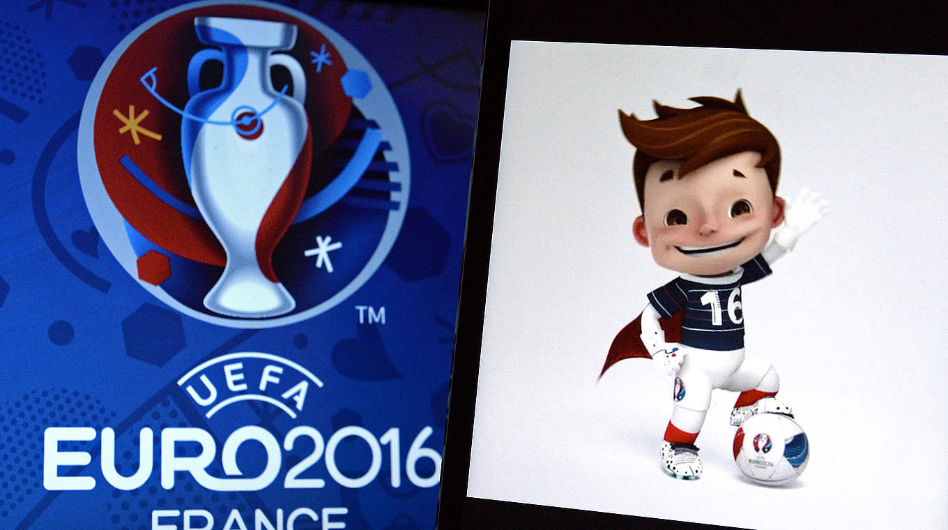 Frankreichs EM-Maskottchen 2016: Fußball-Superheld "Super Victor" © AFP