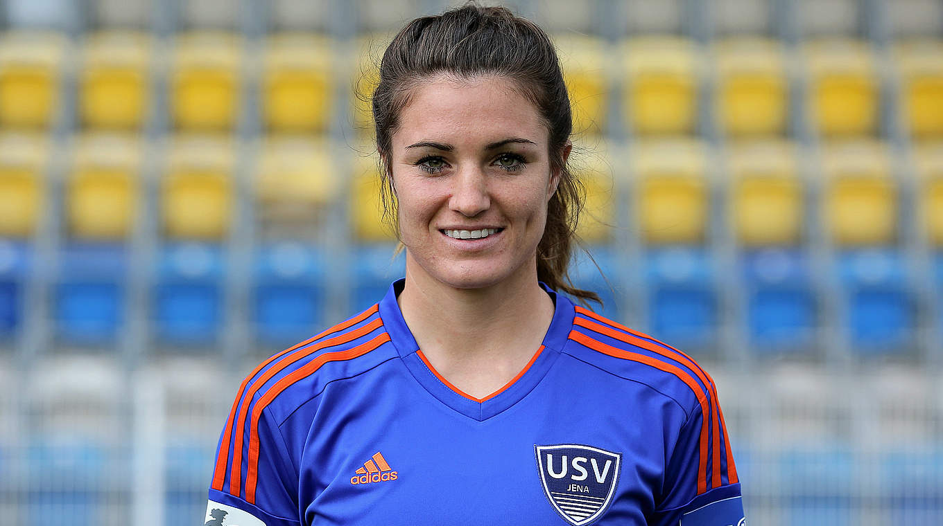 "Torschützin des 11. Spieltags": Christina Julien von FF USV Jena © 2014 Getty Images