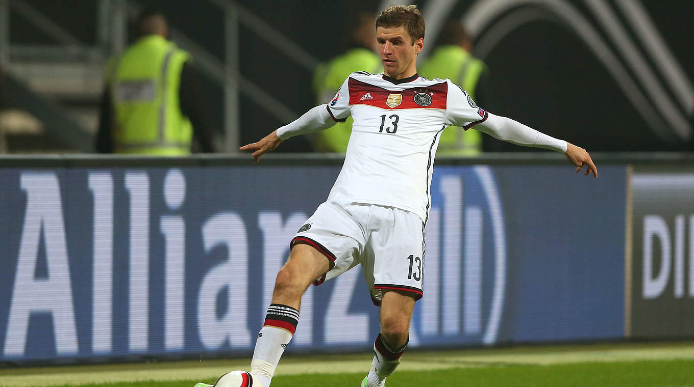 Steht im Angriff zur Wahl: Weltmeister Thomas Müller © 2014 Getty Images