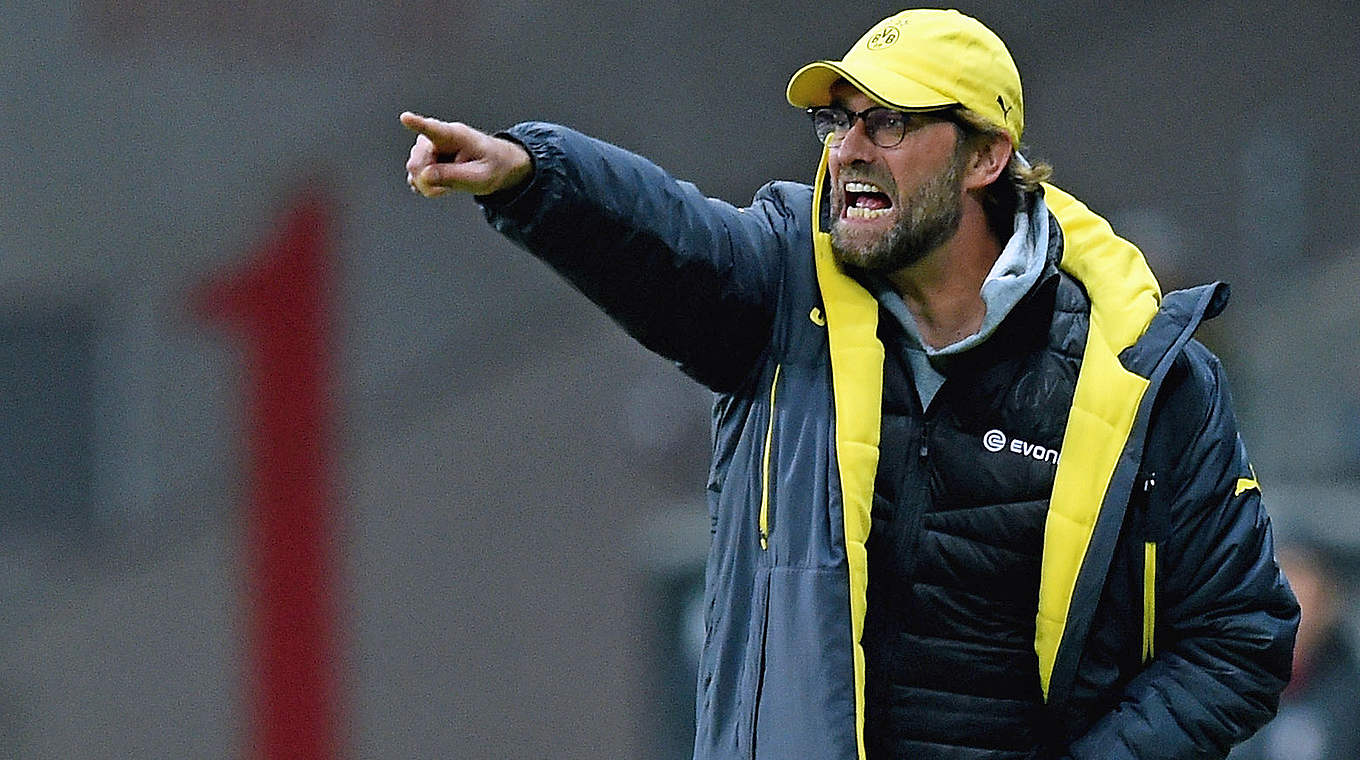 Dortmund's manager Jürgen Klopp is trying to get his team out of the relegation zone. © 2014 Getty Images