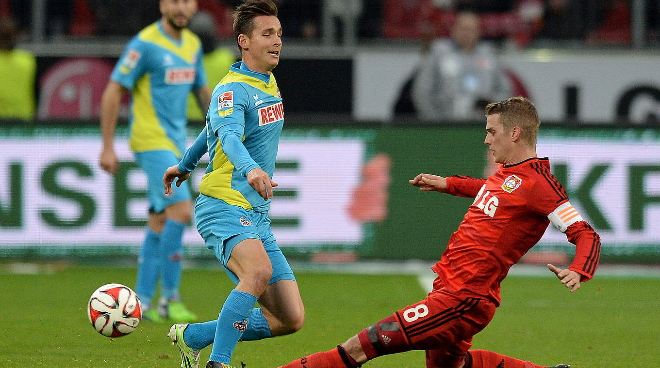 Bender captained Bayer 04 to victory over Köln © 2014 Getty Images