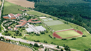 Aus der Luft: die Sportschule des BFV in Oberhaching © dfb